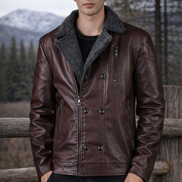 Dark Dynasty Fur Leather Jacket