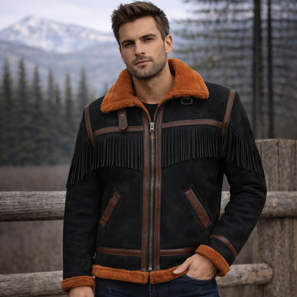 Frostbite Fighter Fur Leather Jacket
