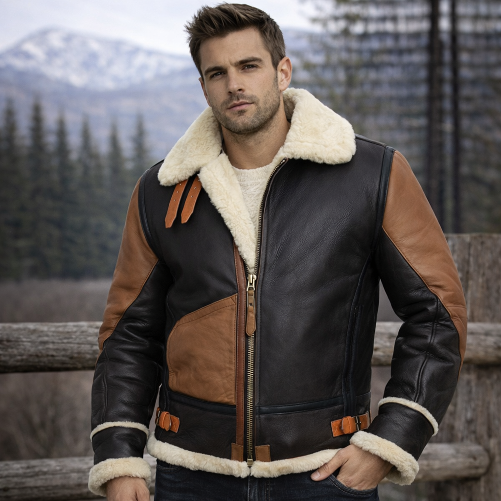 Ignite B3 Bomber Leather Jacket