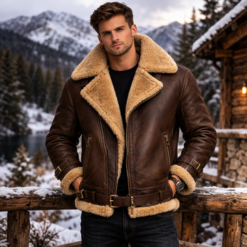 Pinnacle B3 Bomber Leather Jacket