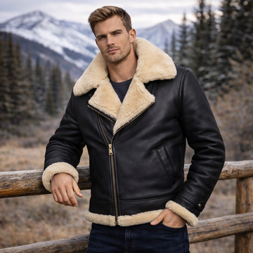 Thrive B3 Bomber Leather Jacket