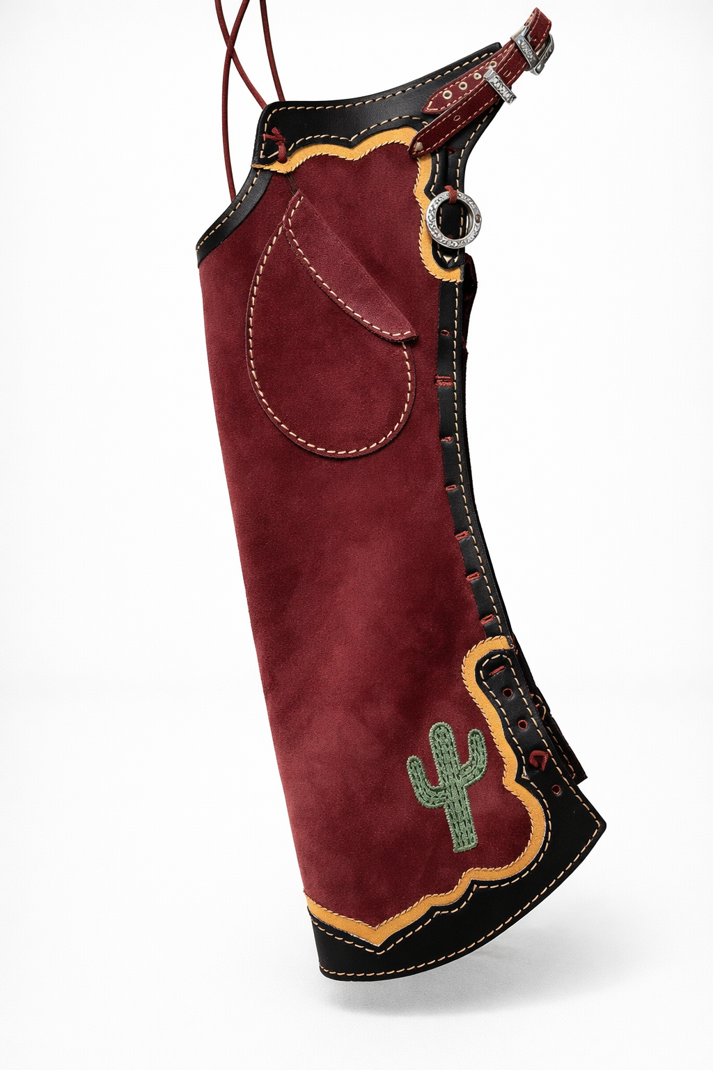 Men's Hand Crafted Native American Cowboy Style Suede Leather Pants Rodeo Style Cowgirl Chap Mountain Men Western Buck Suede Gifts For Men