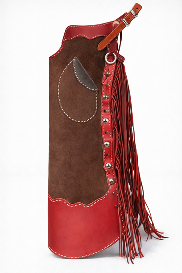 Unisex Hand Made Brown Native American Cowboy Style Suede Leather Pants Rodeo Style Cowgirl Chap Mountain Western Buck Suede Gifts For Men