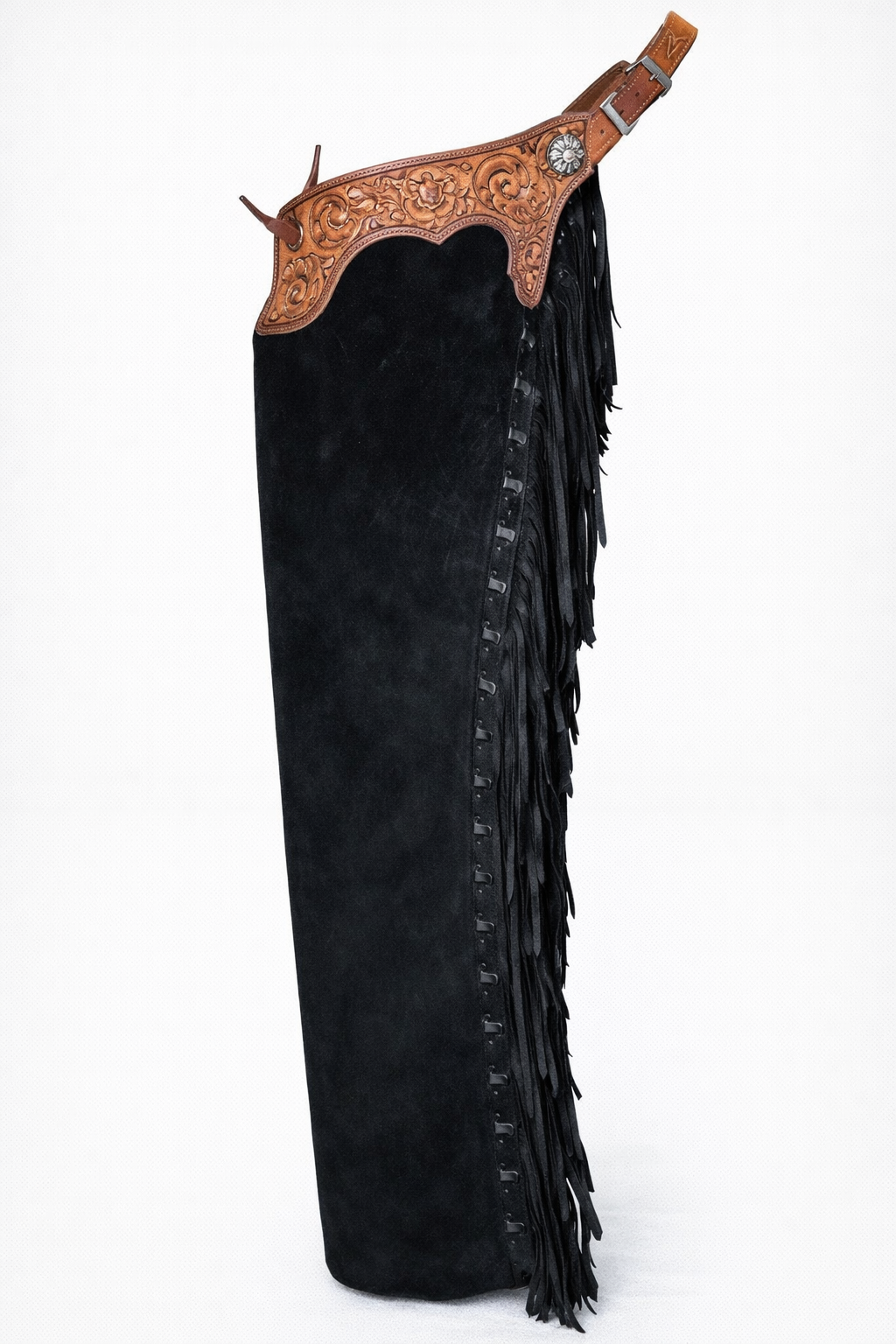 Men Chap Hand Crafted Tooled Yoke Native American Cowboy Style Suede Pant Rodeo Style Chap Mountain Men Western Buck Suede Gifts For Men