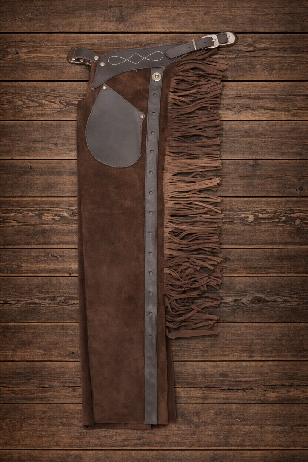 Hand Crafted Chap Native American Cowboy Style Suede Leather Pant Rodeo Style Chap Mountain Men Western Buck Suede Gifts For Men
