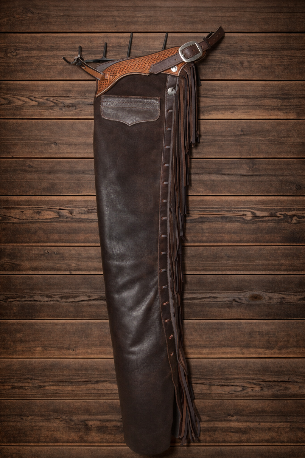 Men's Hand Crafted Chap Native American Cowboy Style Leather Pant Rodeo Style Chap Mountain Men Western Buck Leather Gifts For Men