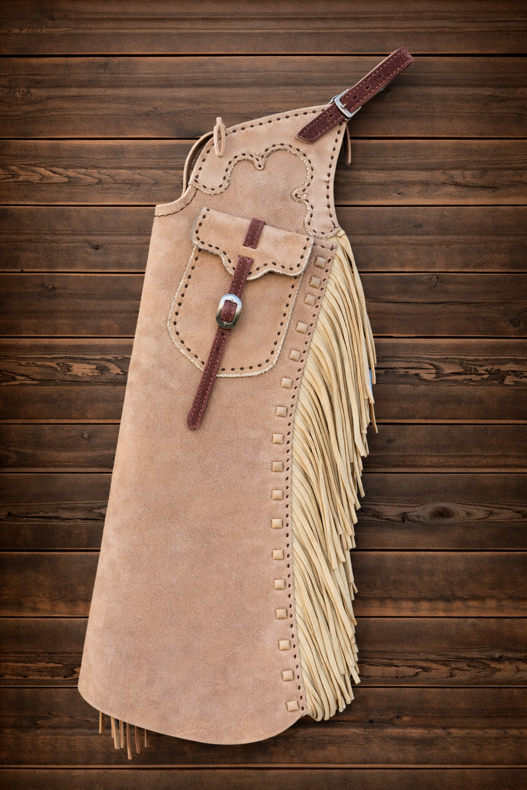 Men's Hand Crafted Chaps Native American Cowboy Style Suede Leather Pants Rodeo Style Cowgirl Chap Mountain Men Western Suede Gifts For Men