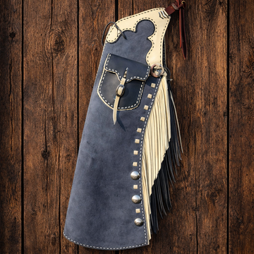 Unisex Hand Crafted Native American Cowboy Style Suede Leather Pants Rodeo Style Cowgirl Chap Mountain Men Western Buck Suede Gifts For Men