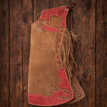 Unisex Hand Made Brown Native American Cowboy Style Suede Leather Pants Rodeo Style Cowgirl Chap Mountain Western Buck Suede Gifts For Men