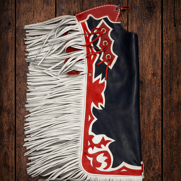 Hand Crafted Native American Cowboy Style Tooling Carving Blue Leather Pant Rodeo Style Chap Mountain Men Western Buck Leather Gifts For Men