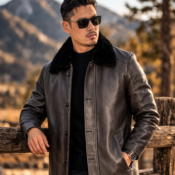 Amber Appeal Fur Leather Jacket