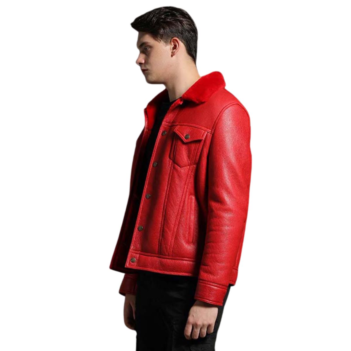Ravenous Faux Fur Leather Jacket