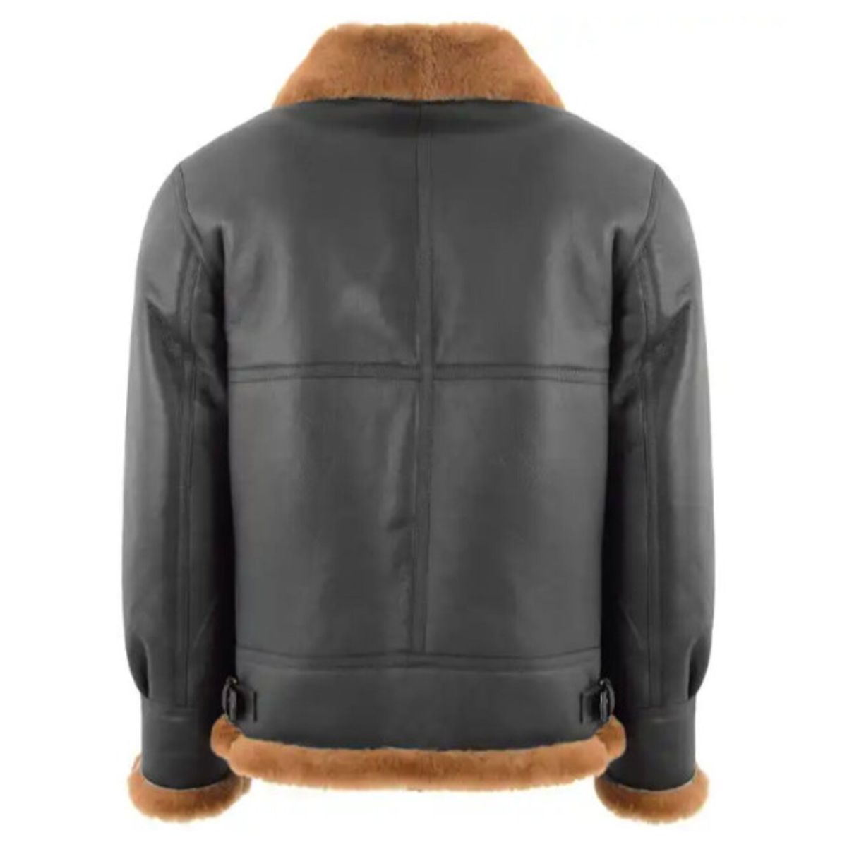 Genuine Matte Black B3 Bomber Jacket