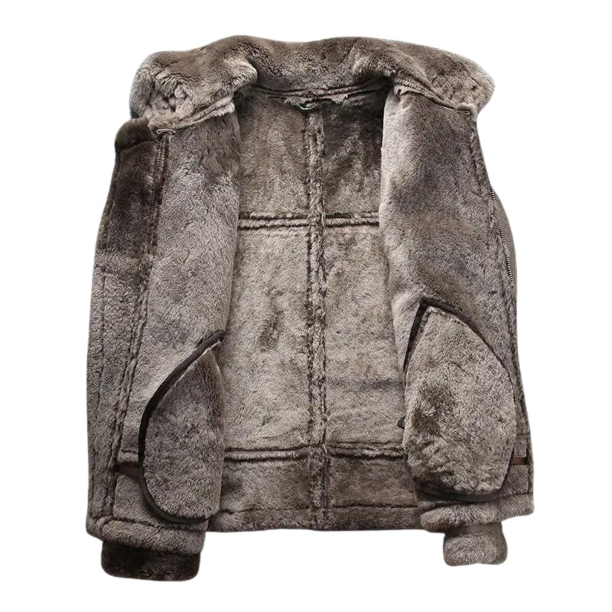Vanguard Men’s Heritage Shearling Leather Jacket