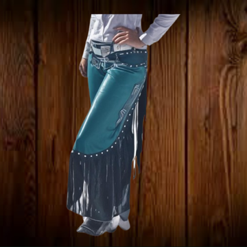 Ladies Chaps Hand Crafted Native American Cowgirl Style Suede Leather Pant Rodeo Style Ladies Chap Western Buck Suede Gifts For Her