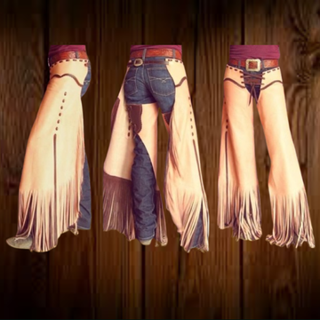 Ladies Hand Crafted Native American Cowgirl Style Suede Leather Pant Rodeo Style Ladies Chap Western Buck Suede Gifts For Her