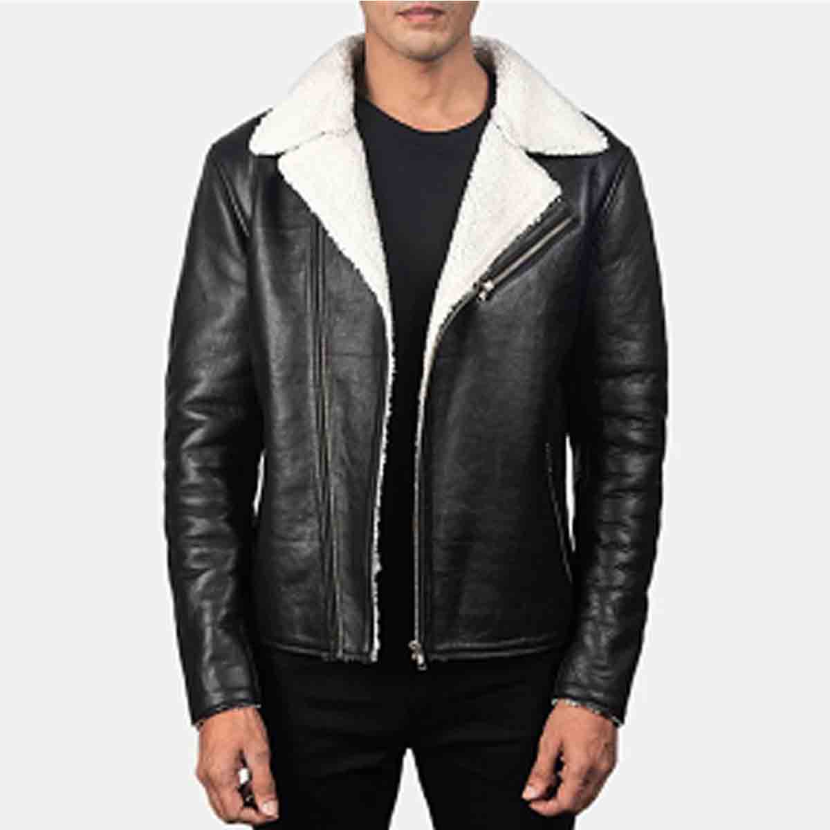 Platinum Pinnacle Fur Leather Jacket $399.00 Original price was: $399.00.$374.00