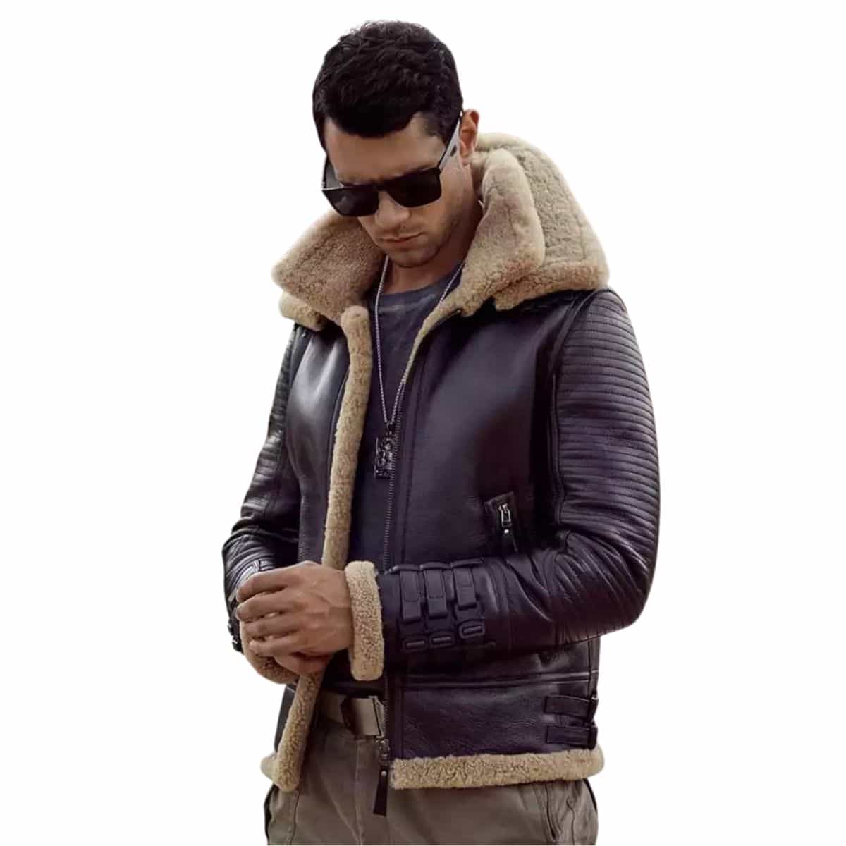 Dora Men’s Shearling Leather Jacket