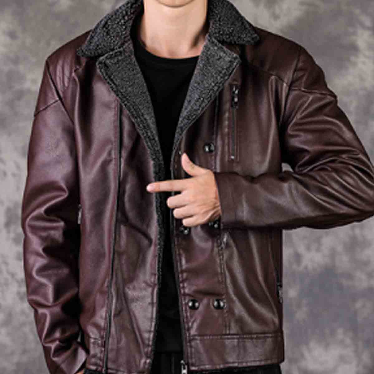 Dark Dynasty Fur Leather Jacket