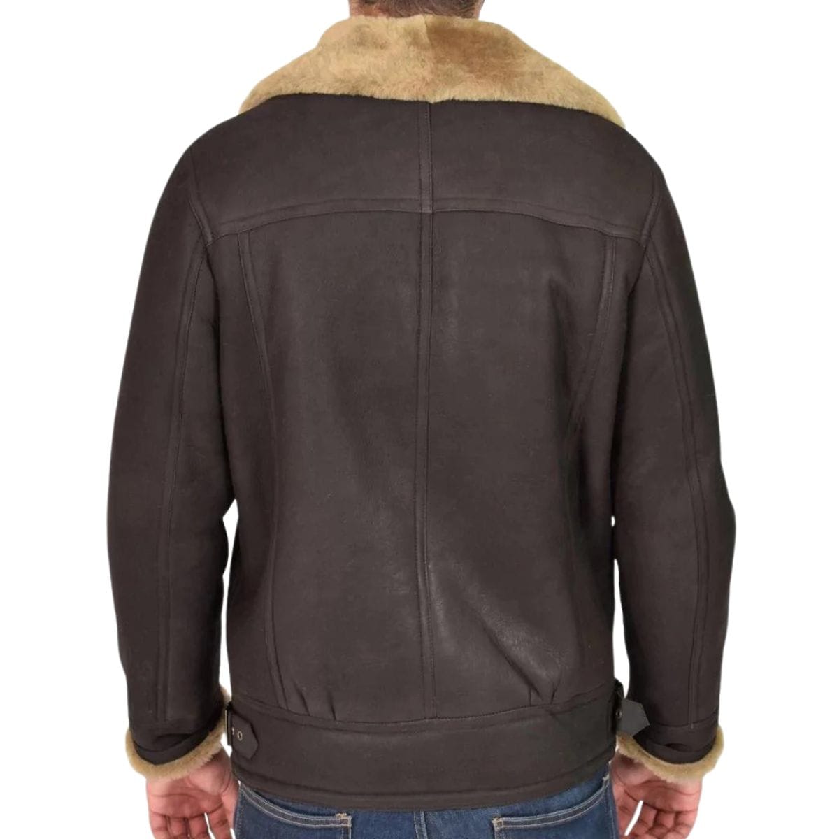 Masculine Majesty Fur Leather Jacket