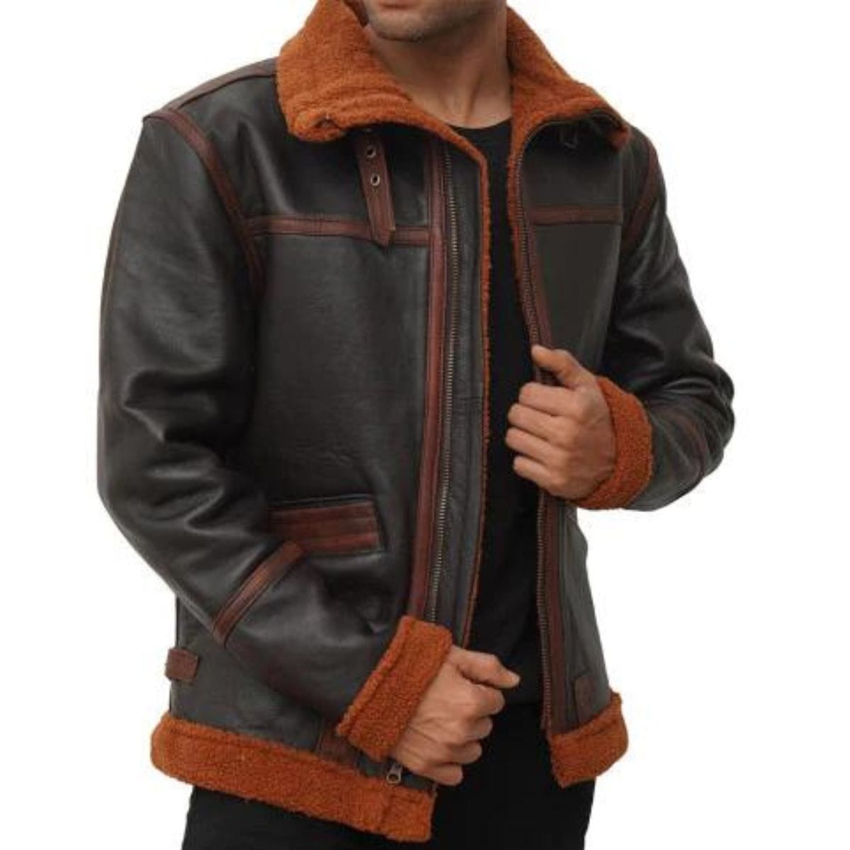 Frostbite Fighter Fur Leather Jacket