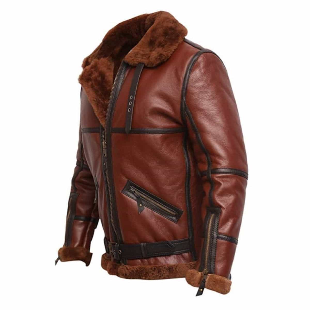 Men’s Shearling B3 Bomber Fur Jacket